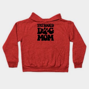 Tattooed Dog Mom Kids Hoodie